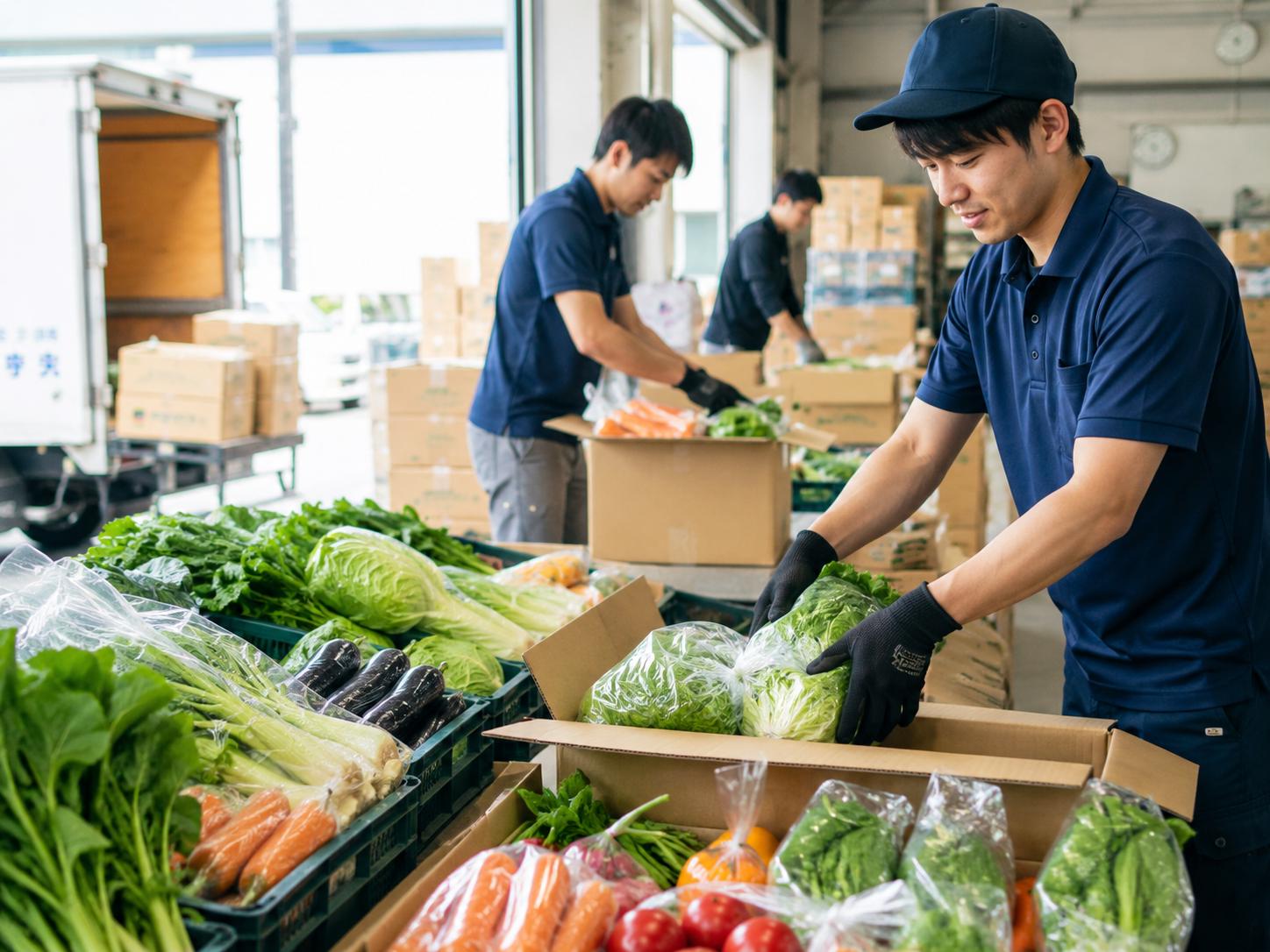 毎日の入荷・出荷